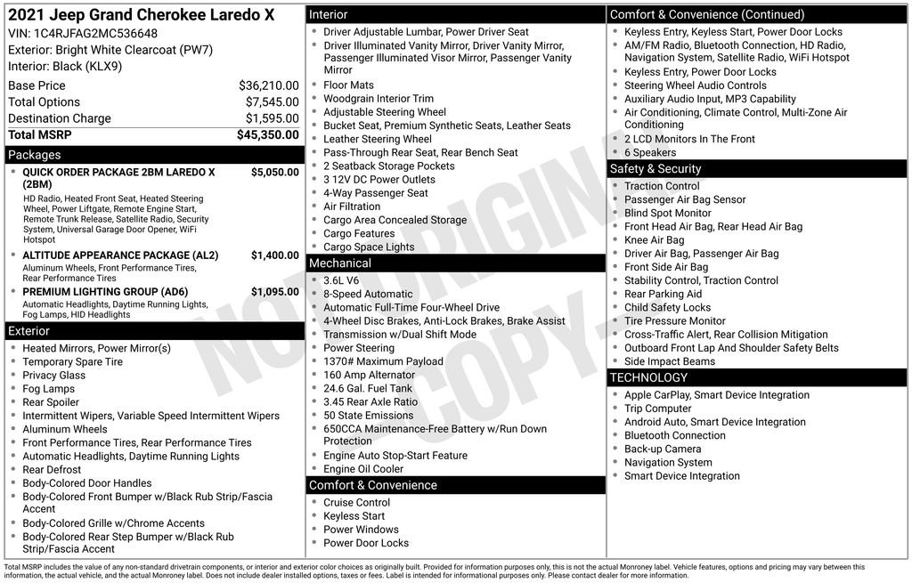 jeep grand cherokee 2021 1C4RJFAG2MC536648 image jeep grand cherokee 2021 1C4RJFAG2MC536648 image